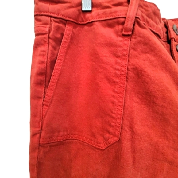 Torrid Red Skinny Jeans with Button Fly - Picture 5 of 8